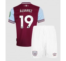 West Ham United Edson Alvarez #19 Koszulka Podstawowa dzieci 2024-25 Krótki Rękaw (+ krótkie spodenki)
